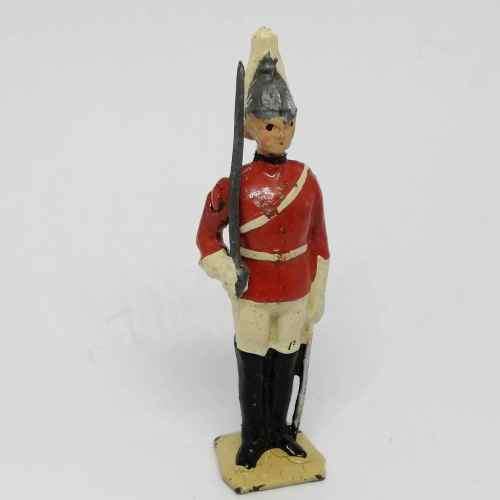 Lot of 3 Vintage Royal Life guards lead soldier - Britains Ltd