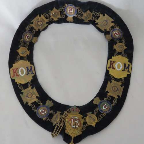 Royal Antediluvian Order of Buffaloes set with medals and accessories
