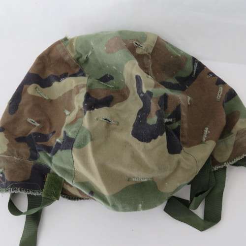 Woodland Camo Pattern helmet cover - 75 cm