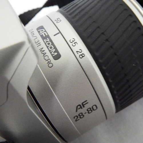 Minolta Dynax 5 camera with Minolta AF Zoom 0.4 m / 1.3 ft Macro lens in bag - Not tested