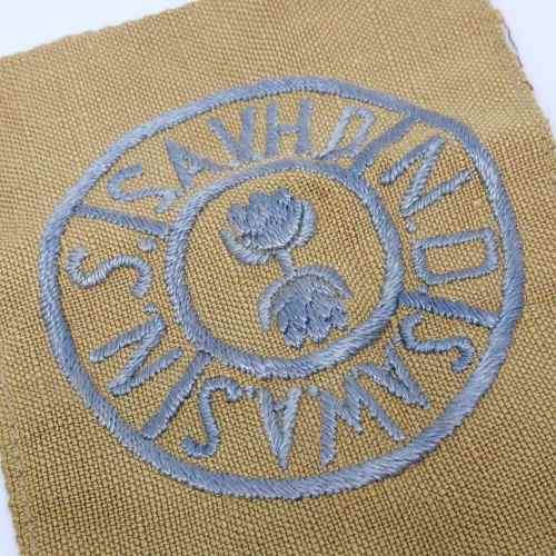 Vintage SAWAS - SAVHD SA Womans Auxilliary Force cloth badge