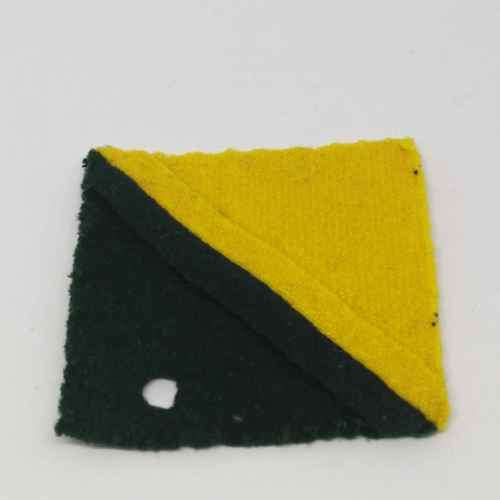 WW2 SA 1st Infantry division cloth badge - holed