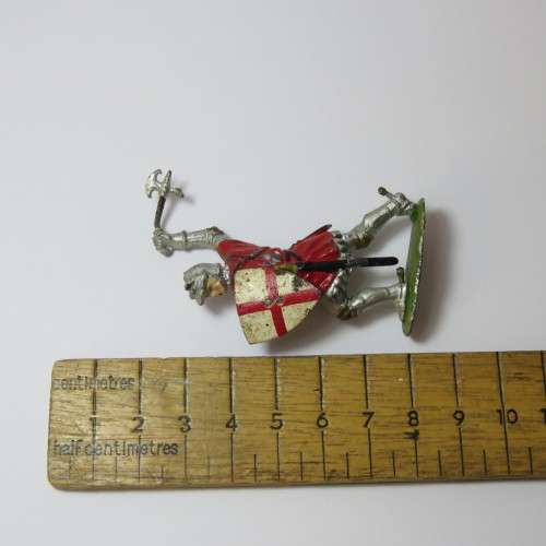 Vintage medieval lead soldier