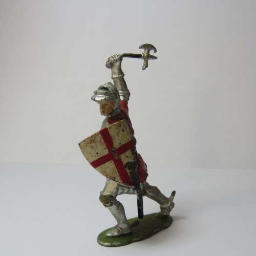 Vintage medieval lead soldier