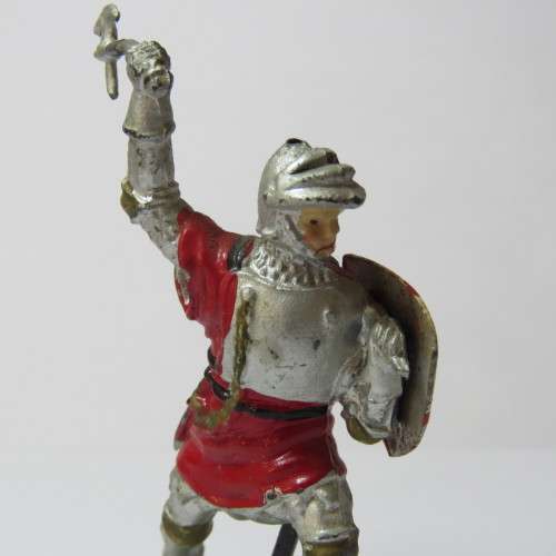 Vintage medieval lead soldier