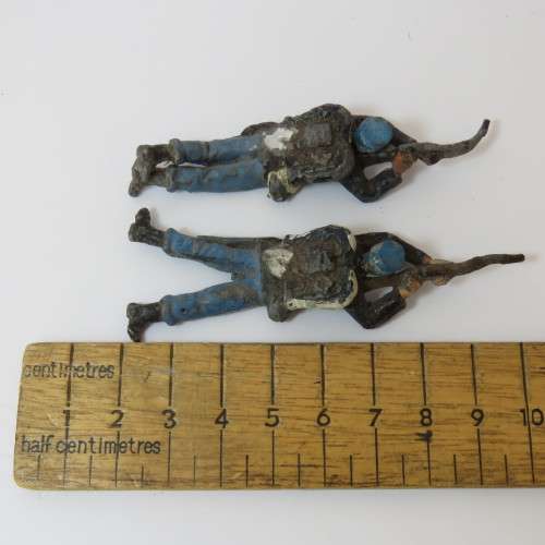 Lot of 3 vintage marksman lead soldiers