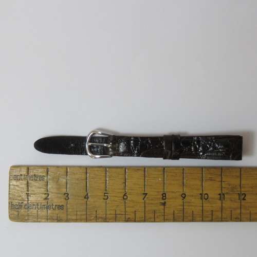 Vintage Genuine Crocodile leather ladies watch strap - 12 mm