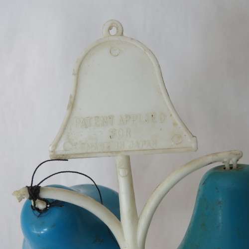 Vintage Bell ringer tree - Two bells repaired - No sticks