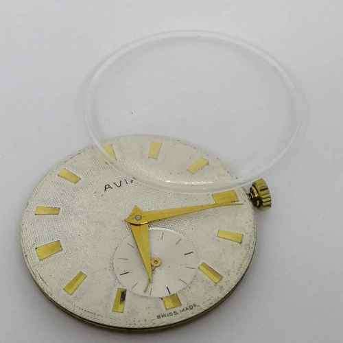 Vintage AVIA watch movement - working with crown