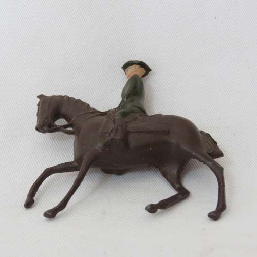 Vintage Mounted troop lead soldier