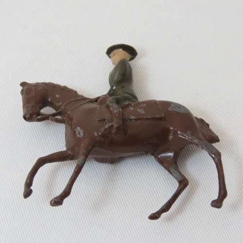 Lot of 3 vintage mounted troops lead soldiers