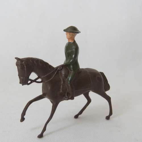 Lot of 3 vintage mounted troops lead soldiers