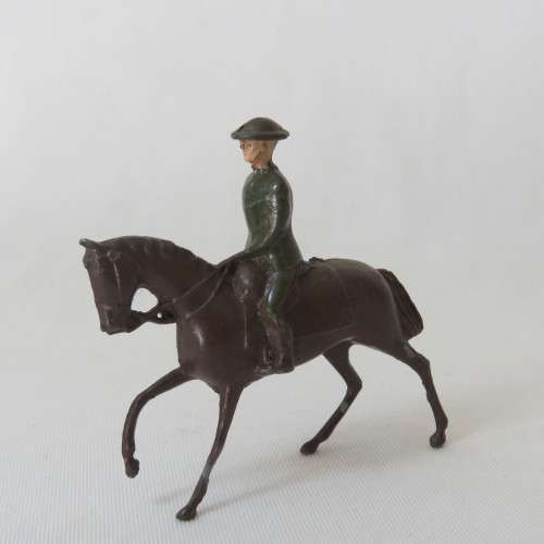 Lot of 3 vintage mounted troops lead soldiers