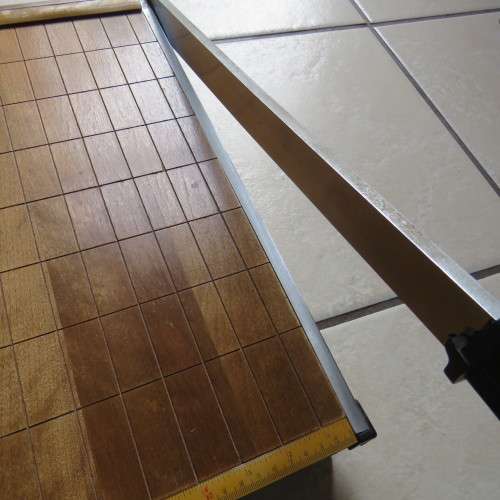 Vintage paper cutter guillotine - 45 x 36 cm