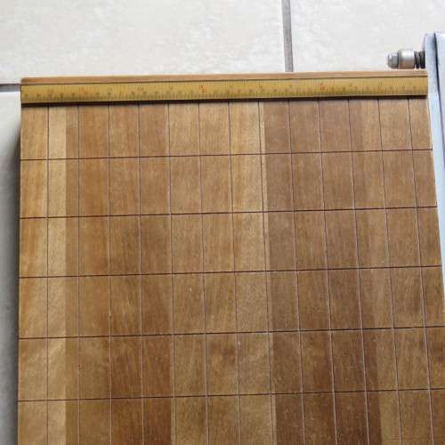 Vintage paper cutter guillotine - 45 x 36 cm