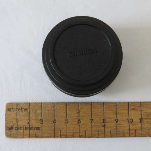 Komura Telemore 95 lens for pentax with covers