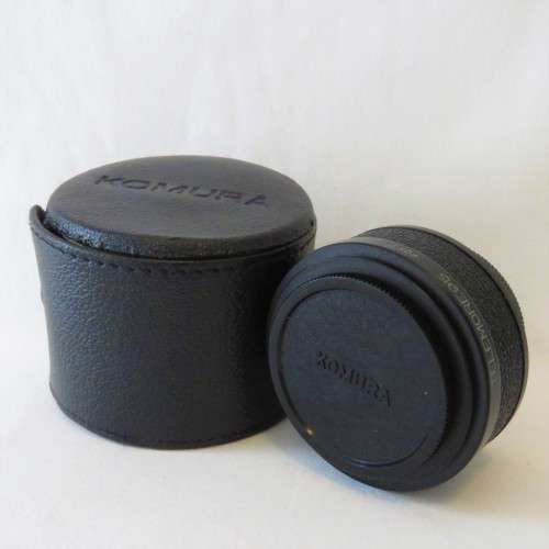 Komura Telemore 95 lens for pentax with covers