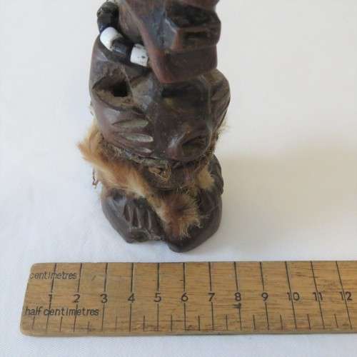 African Art Tsonge vintage figure carved out of hardwood