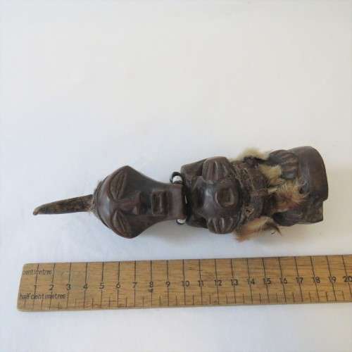 African Art Tsonge vintage figure carved out of hardwood