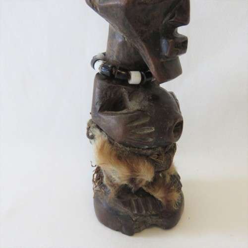 African Art Tsonge vintage figure carved out of hardwood