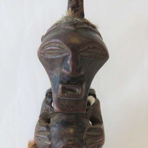 African Art Tsonge vintage figure carved out of hardwood