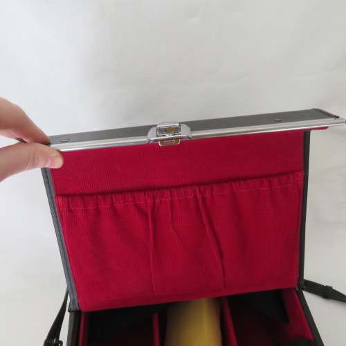 Vivitar hard camera lens bag - Good condition - 27,5 x 26 cm