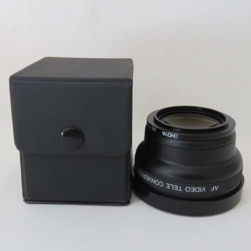 AF Tele converter 2 x with 52 mm attachment and 46 mm Hoya adaptor - In case