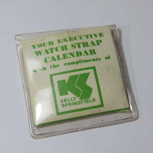 Vintage watch strap calendar set