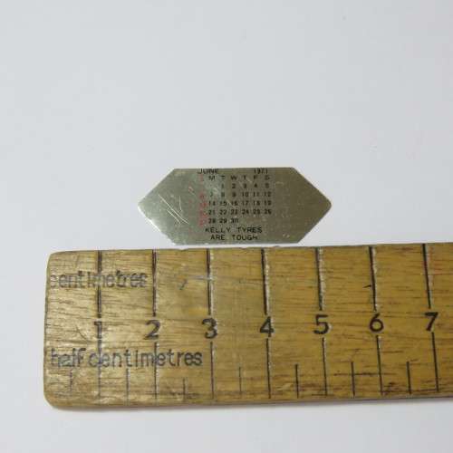 Vintage watch strap calendar set
