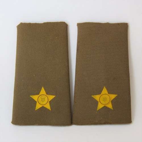 Pair of SADF 2nd Lieutenant rank bush war period epaulettes