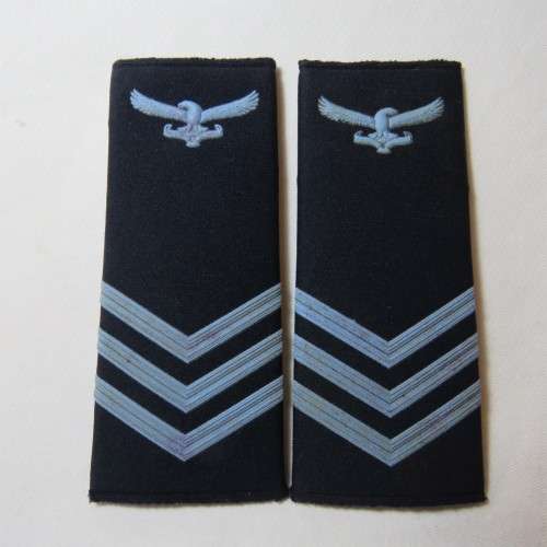 Pair of SAAF Sergeant rank epaulettes