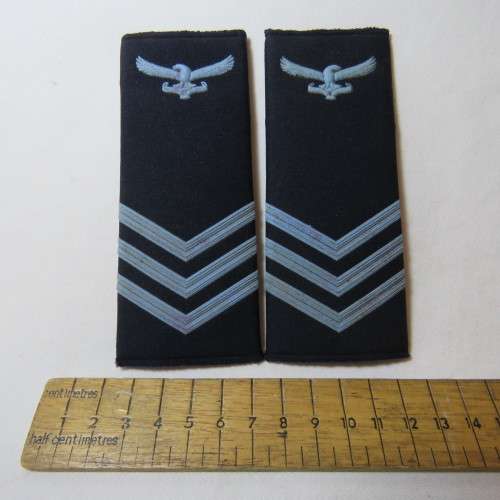 Pair of SAAF Sergeant rank epaulettes