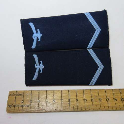 Pair of SAAF Lance Corporal rank epaulettes
