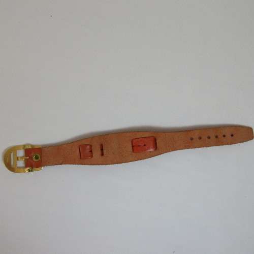 Vintage leather watch strap