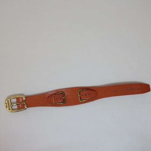 Vintage leather watch strap