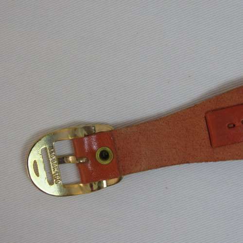 Vintage leather watch strap