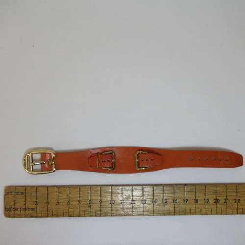 Vintage leather watch strap