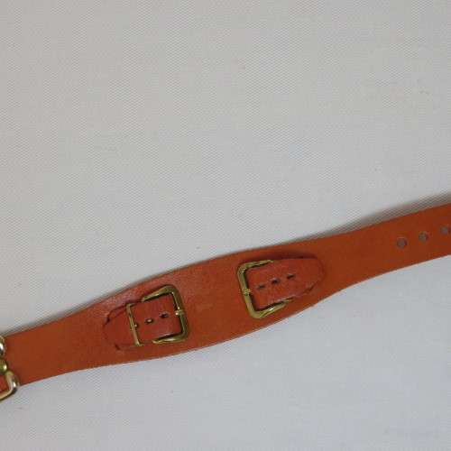 Vintage leather watch strap