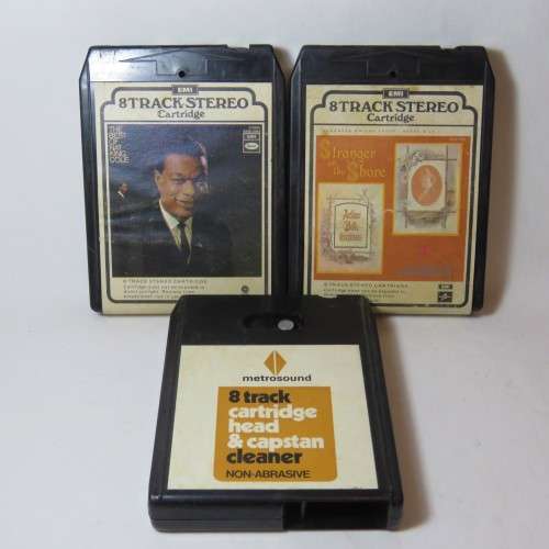 8 Track Cartridge head cleaner - Nat King Cole Best of - Stranger on the shore
