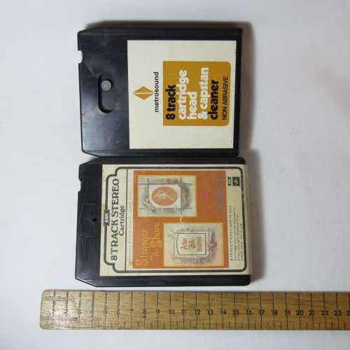 8 Track Cartridge head cleaner - Nat King Cole Best of - Stranger on the shore