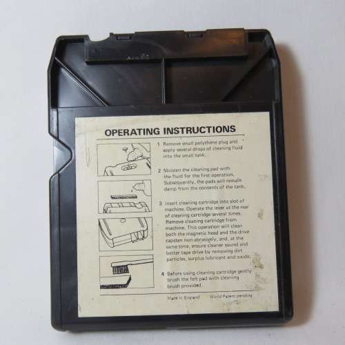 8 Track Cartridge head cleaner - Nat King Cole Best of - Stranger on the shore