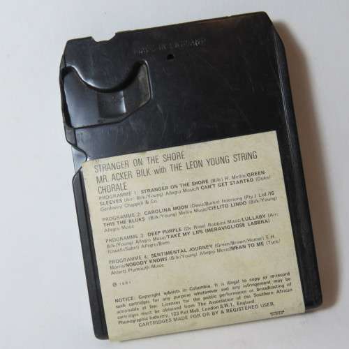 8 Track Cartridge head cleaner - Nat King Cole Best of - Stranger on the shore