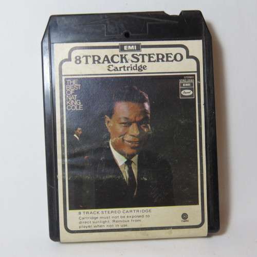 8 Track Cartridge head cleaner - Nat King Cole Best of - Stranger on the shore