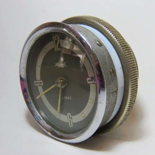 Kienzle 8 Tage Ring winding clock 1950`s car clock - Working