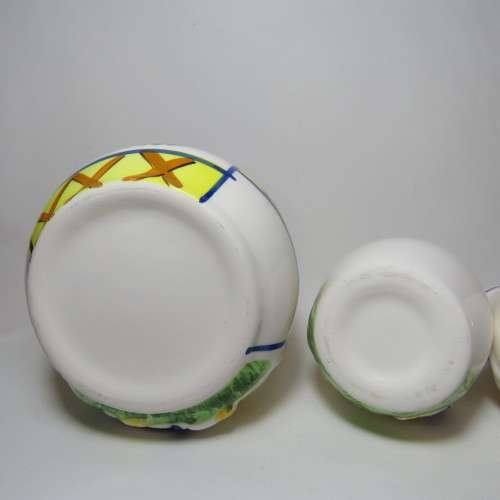 Jam, Vinegar and Salt pot with ducks - Set of 3