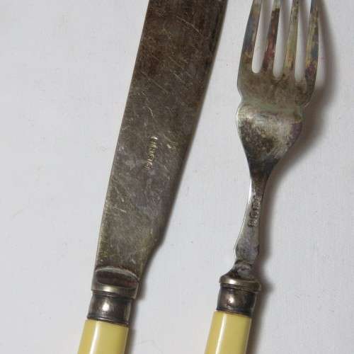 EPNS 12 piece vintage fish cutlery set - In original box