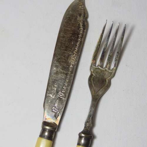 EPNS 12 piece vintage fish cutlery set - In original box