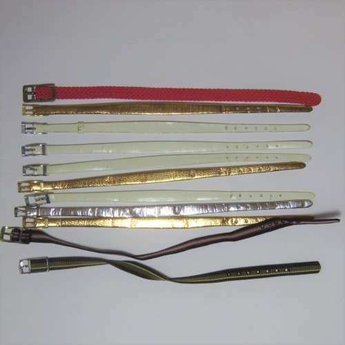 Lot of 11 thin ladies watch straps