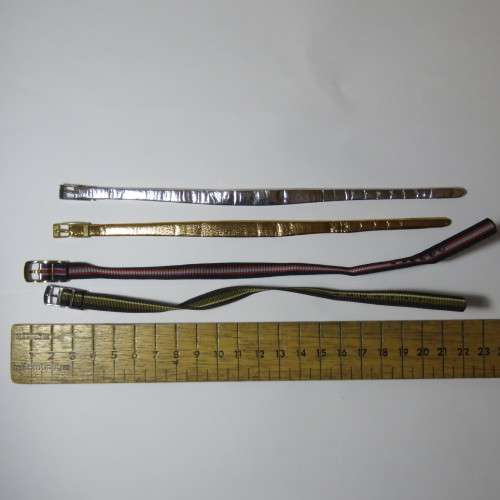 Lot of 11 thin ladies watch straps