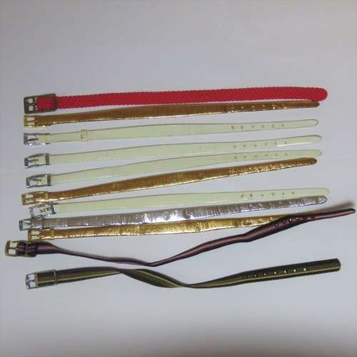 Lot of 11 thin ladies watch straps